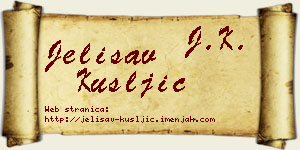 Jelisav Kušljić vizit kartica